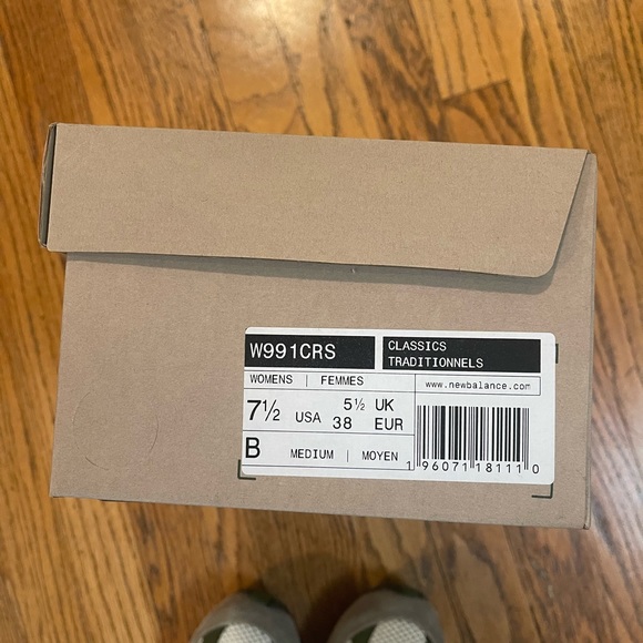 Aime Leon Dore x New Balance 991 MiUK Grey Low Top Sneakers - Picture 8 of 8